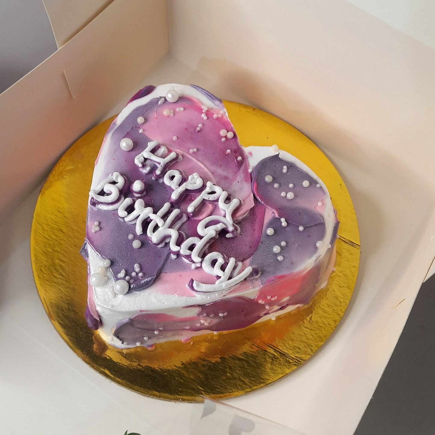 Heart Shape Birthday Cake Combo