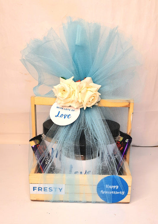 Blue Basket Hamper